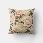 ピンク牡丹 クッション (裏面)