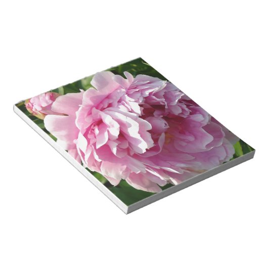 ピンク牡丹 |コテージファームハウスフローラガーデン ノートパッド (アングル)