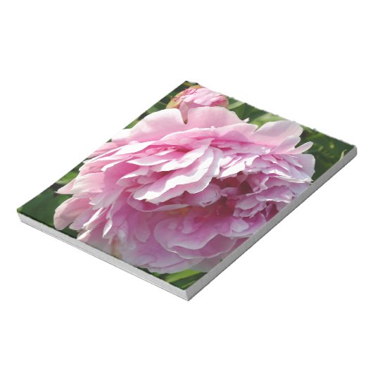 ピンク牡丹 |コテージファームハウスフローラガーデン ノートパッド (回転)