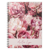 ピンク牡丹 ノートブック (正面)