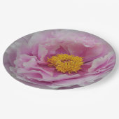 ピンク牡丹 ペーパープレート (アングル)