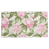 ピンク牡丹 枕カバー (正面右)