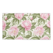 ピンク牡丹 枕カバー (裏面-左)