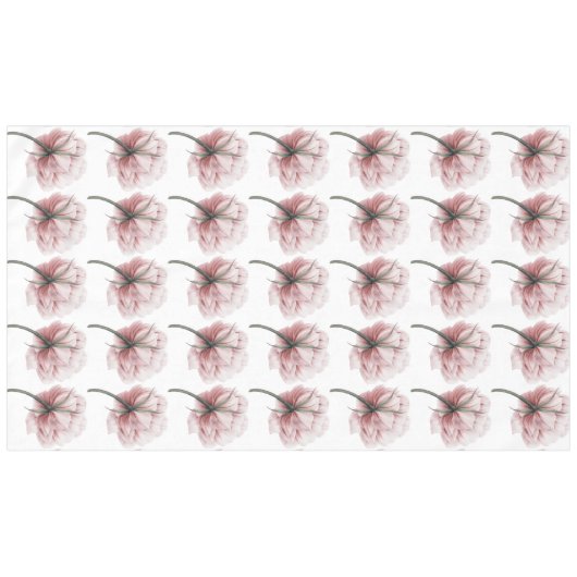 ピンク牡丹,美しい,手絵を描牡丹,モダンchi テーブルクロス (正面(横))