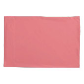 ピンク独身の標準サイズ枕ケース 枕カバー (裏面)