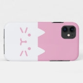ピンク猫のiphoneの場合 Case-Mate iPhoneケース (裏面(横))