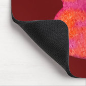 ピンク猫ファンキーかわいい子猫 マウスパッド (コーナー)