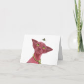 ピンク猫 シーズンカード (正面)