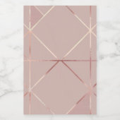 ピンク王室ののセラミック蓋瓶 フードラベル (シングルラベル)