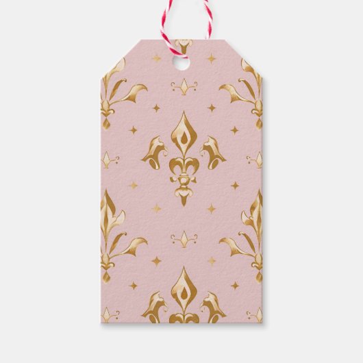 ピンク王室のギフトカード ギフトタグ (正面)