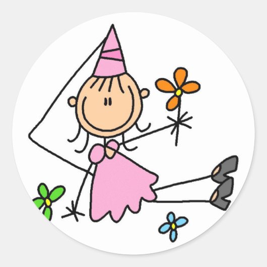 ピンク王室のプリンセスシール ラウンドシール (正面)