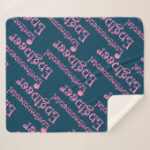 ピンク環境技術者 シェルパブランケット (正面(横))