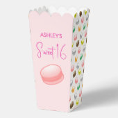 ピンク甘い16マカロンのお気に入りボックス フェイバーボックス (裏面)