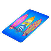 ピンク生まれからサーフ マグネット (左側)