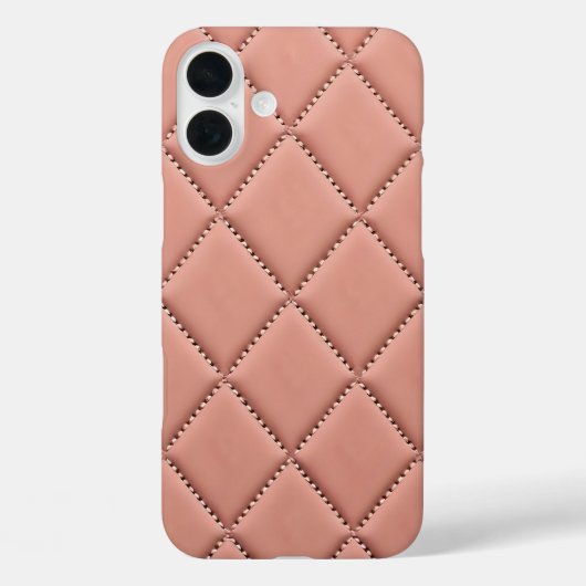ピンク生地エフェクト Case-Mate iPhoneケース (裏面)