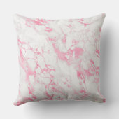 ピンク白の大理石 クッション (裏面)