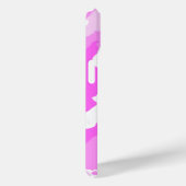 ピンク白カモフガーリーラージパターカスタムン Case-Mate iPhoneケース (裏面 / 右)