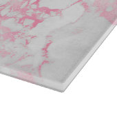 ピンク白大理石               カッティングボード (角)