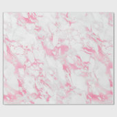 ピンク白大理石 ラッピングペーパー (フラット)