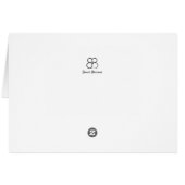 ピンク白熱［赤熱］光を放つの葵の花の記念日カード (裏面横)