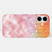 ピンク白熱［赤熱］光を放つの霜が降りる Case-Mate iPhoneケース (裏面 (横))