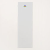 ピンク白熱［赤熱］光を放つマンダラヨガマット ヨガマット (裏面)