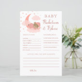 ピンク眠いクマ予測およびアドバイスカード (スタンド正面)