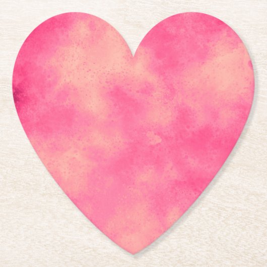 ピンク砂嵐 ペーパーコースター (正面)