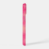 ピンク砂嵐 iPhone 15ケース (右側面)