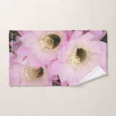 ピンク砂漠の花びらタオル バスタオルセット (ハンドタオル)