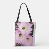 ピンク砂漠の花びらトート トートバッグ (裏面)