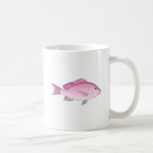 ピンク礁の魚 コーヒーマグカップ