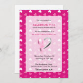 ピンク祝イベント 招待状 (正面/裏面)