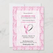 ピンク祝イベント 招待状 (正面)