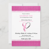 ピンク祝イベント 招待状 (正面)