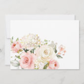 ピンク私たちの小さなカボチャ1st誕生日の写真 招待状 (裏面)