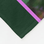 ピンク秋のアスターの花抽象芸術 フリースブランケット (角)