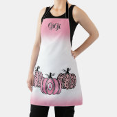 ピンク秋カボチャ乳がん認識度 エプロン (インサイチュ)