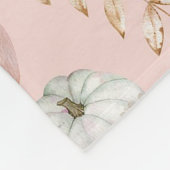 ピンク秋コケットブランケット フリースブランケット (角)