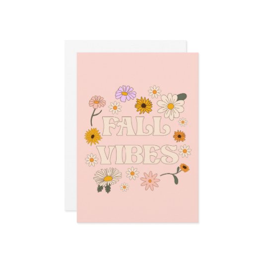 ピンク秋ビベス カード (正面/裏面インサイチュ)