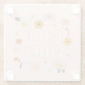 ピンク秋ビベス ガラスコースター (裏面)