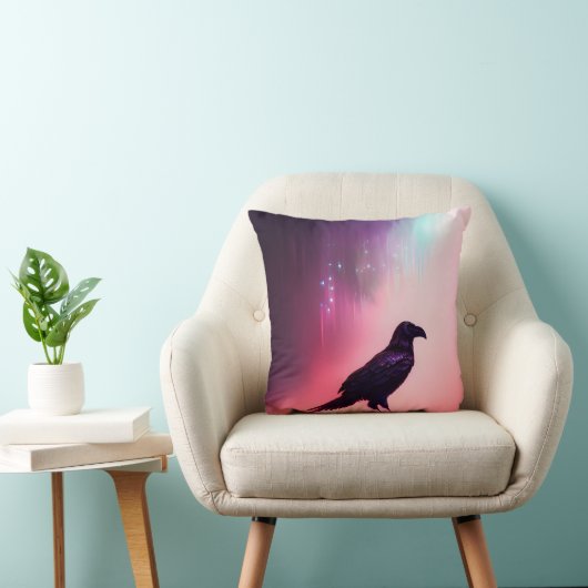 ピンク秋レイベン クッション (椅子)