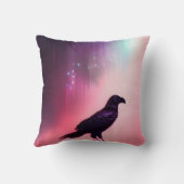 ピンク秋レイベン クッション (裏面)