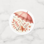 ピンク秋秋をテーマにしたアイテム コンフェッティ (スモール正面)