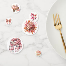 ピンク秋秋をテーマにしたアイテム コンフェッティ