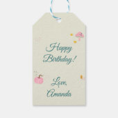 ピンク秋 ギフトタグ (裏面)