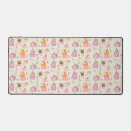 ピンク秋 デスクマット