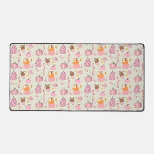 ピンク秋 デスクマット (正面)