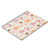 ピンク秋 ノートブック (左側)