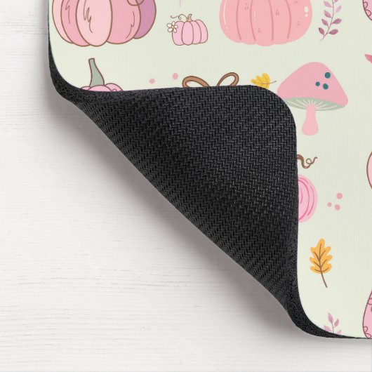 ピンク秋 マウスパッド (コーナー)